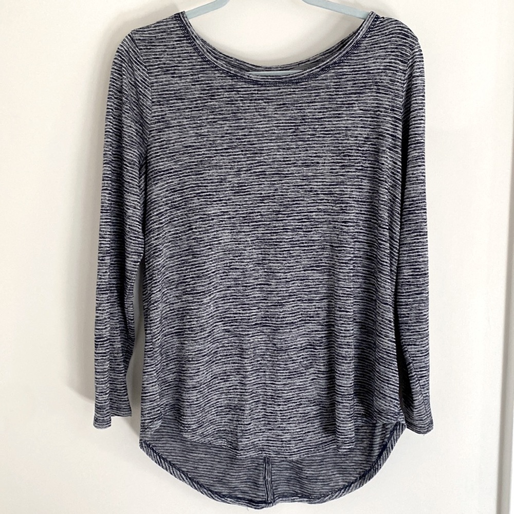 Athleta Long Sleeve Top with Back Cut Out